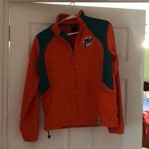 Women’s Reebok miami dolphins fleece jacket